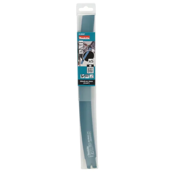 Makita Pílový list BiM 350x1.6mm, 8Z, 5ks special zahnutý JR003G