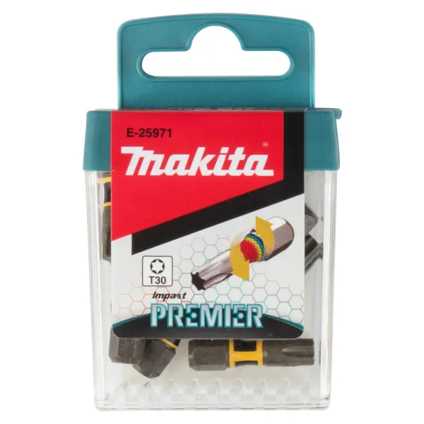 Makita Torzný bit radu Impact Premier (C-form) T30-25mm, 15 ks
