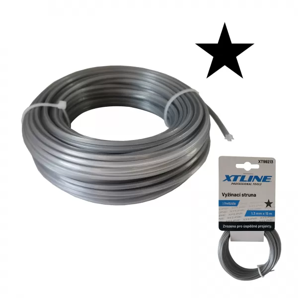 Vyžínací struna hvězda 2,7 mm / 15 m XTline XT99227