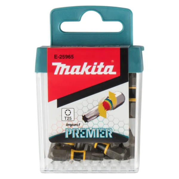 Makita Torzný bit radu Impact Premier (C-form) T25-25mm, 15 ks