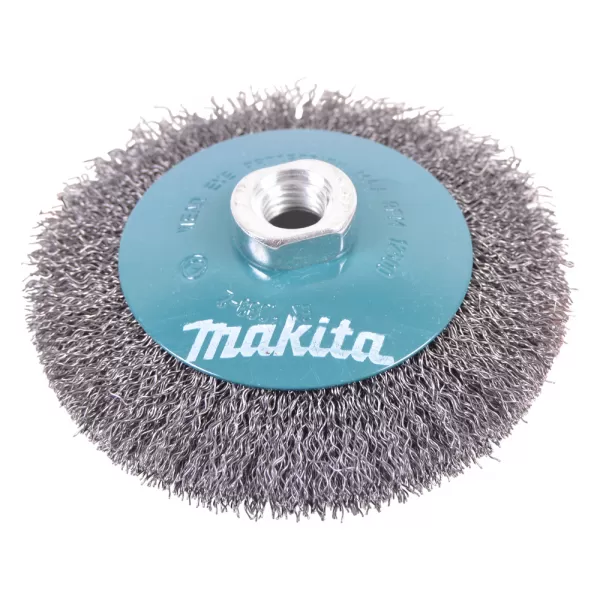 Miskovitý kartáč z ocelového drátu,vlnitý drát 0,3mm,115mm Makita D-39849