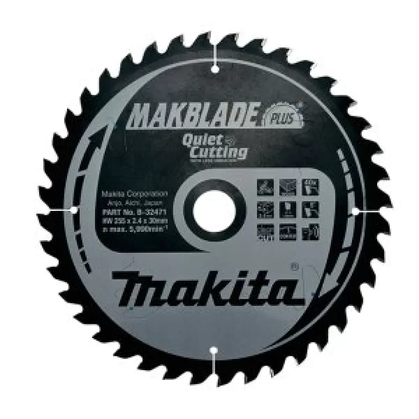 Kotúč pílový drevo MAKBLADEplus 255x2.4x30mm 40Z Makita B-32471