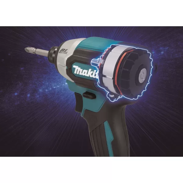 Aku rázový skrutkovač 1/4" Li-ion LXT 18V bez aku Makita DTD201Z