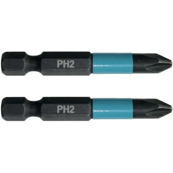 Torzní bit 1/4" IMPACT BLACK PH2, 50mm 2 ks Makita E-26107