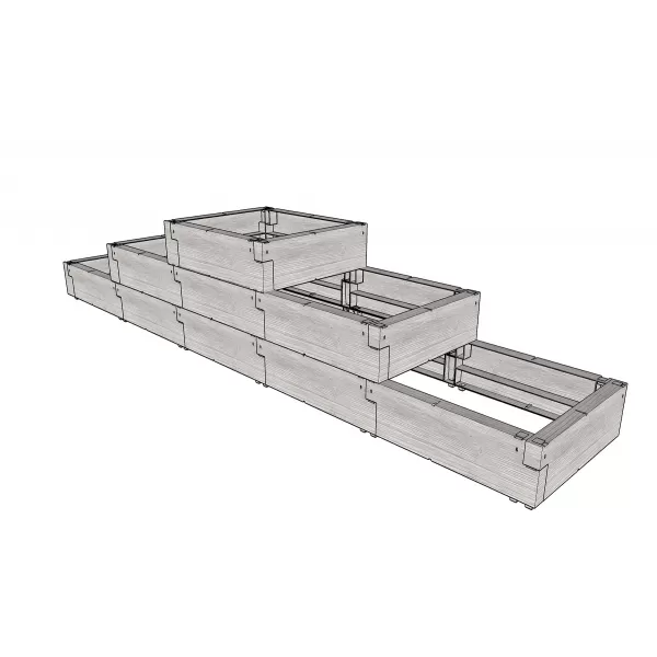 Vyvýšený záhon JUWEL TIMBER ERGOLINE StepOne LG3130