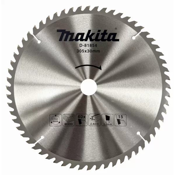 Kotouč pilový dřevo 305x2.8x30mm 60Z Makita D-81854
