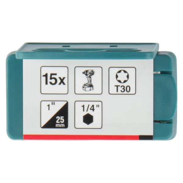 Makita Torzný bit radu Impact Premier (C-form) T30-25mm, 15 ks