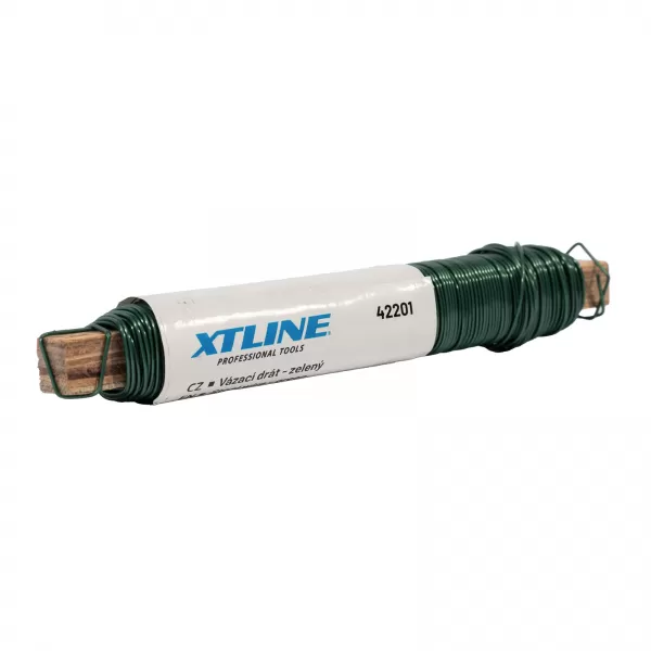 Viazací drôt zelený PVC 0,65 (0,55) mm x 30 m XTline 42201