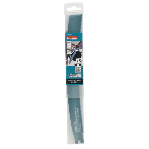 Pilový list BiM 300x1.6mm, 8Z, 5ks special zahnutý JR003G Makita E-26571