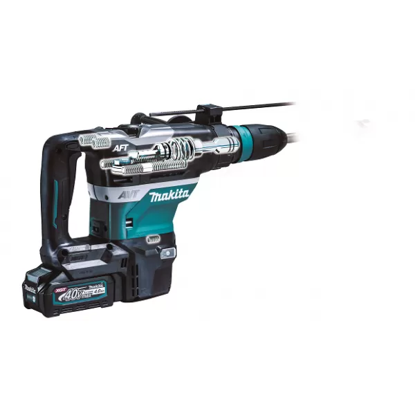 Makita Aku kladivo SDSMax s AWS Li-ion XGT 40V/4,0Ah, kufor