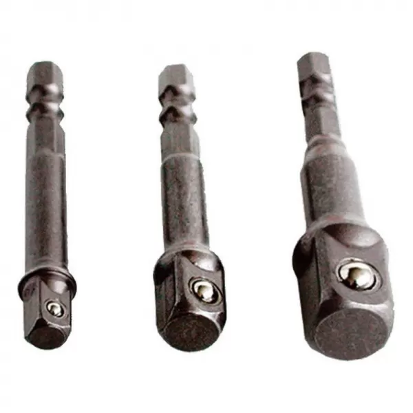 Adaptéry do vrtačky 1/4"-3/8"-1/2" EXTOL CRAFT 32600