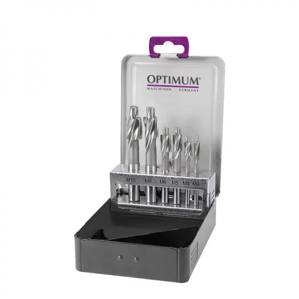 Válcové záhlubníky HSS sada 6 ks OPTIMUM