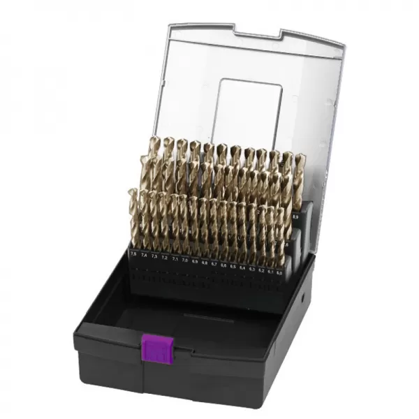 Vrtáky sada 25 ks 1 – 13 mm OPTIMUM HSS-Co