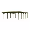 Carport KARIBU CLASSIC 3A 61978 ocelové střešní plechy LG3366