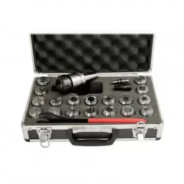 Kleštinový upínač ISO40/ER32/M16 18ti dílná sada OPTIMUM 3352056