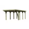 Carport KARIBU CLASSIC 2B 61968 ocelové střešní plechy LG3355