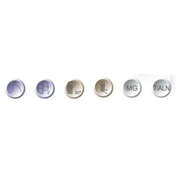 Sada stopkových fréz (rádiusové) 9ks OPTIMUM 3352116