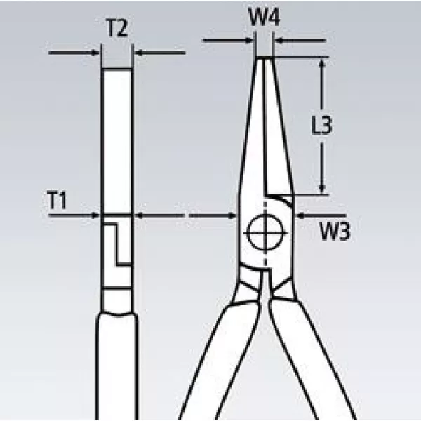 Ploché kleště Knipex 33 01 160