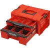 Box s organizérem QBRICK PRO Drawer 2 Toolbox 2.0 Expert RED Ultra HD Custom 450x310x244 mm P90709
