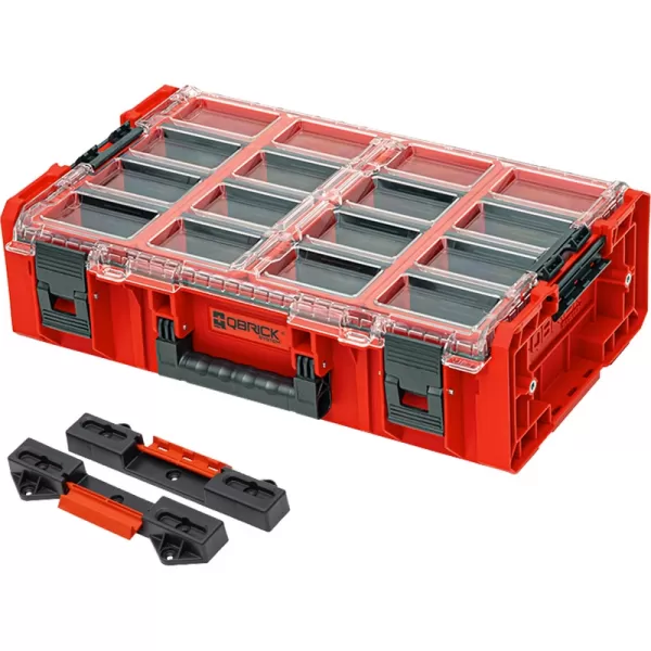 Box plastový PROFI Qbrick ONE Organizer 2XL Red Ultra 582x387x172 mm P90703