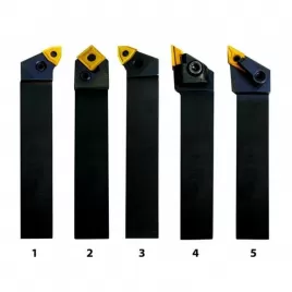 Sada soustružnických nožů 5ks, 25 mm OPTIMUM HM 3441672