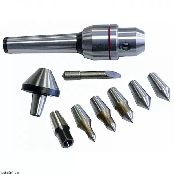 Souprava výměnných středících hrotů MK 3 Optimum 3440733