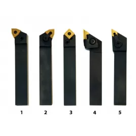 Soustružnické nože HM 20 mm, sada - 5 ks