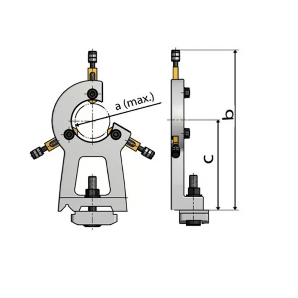 Pevná luneta pro TU 2506 / TU 2404 / TU 2406 OPTIMUM 3441315