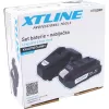 Aku baterie Li-Ion 18 V 2.0 Ah EVE + nabíječka 2.4 A XTline XT102887