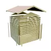 Dřevěný domek KARIBU AMBERG 3 (9222) terragrau LG3505