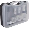 Sada vykružovacích bimetalových korunek 9 dílů 19-57 mm, plastový box XTline M24750P