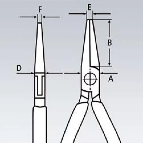 Úchopové kleště pro elektroniku Knipex 35 52 145