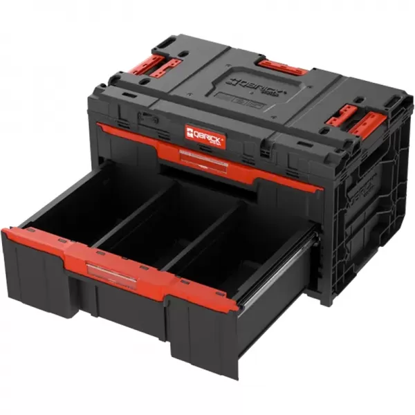 Box s organizérem QBRICK ONE Drawer 2 Plus 2.0 Toolbox 2 zásuvky, 587x380x340 mm P90675