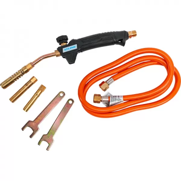 Plynová opalovací souprava 3 kW + trysky 13,14,17 mm + hadice 1,5 m XTline XT23509B