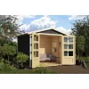 Dřevěný domek KARIBU AMBERG 3 (9222) terragrau LG3505
