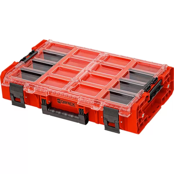 Organizér plastový QBRICK ONE Organizer XL 2.0 RED Ultra HD Custom 582x387x131 mm P90723