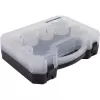 Sada 14-dielnych 19-64 mm ryhovacích bimetalových koruniek, plastový box XTline M24751P