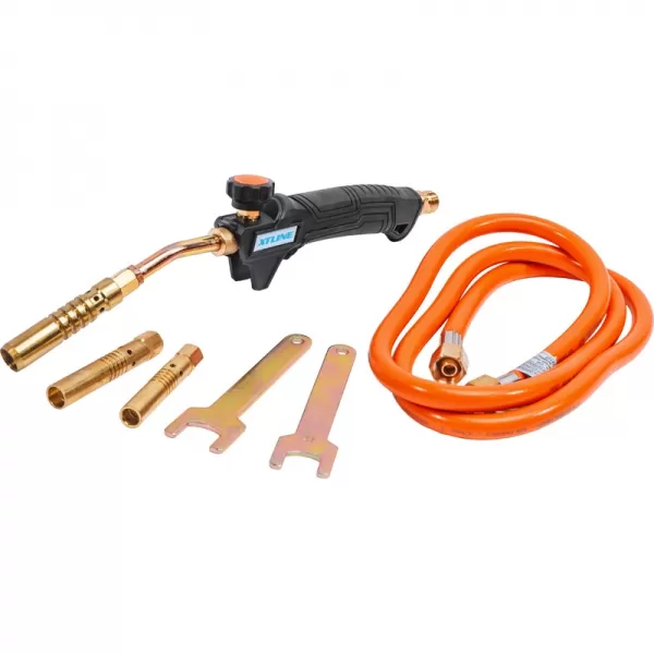 Plynová opalovací souprava 3 kW + trysky 13,14,17 mm + hadice 1,5 m XTline XT23509B