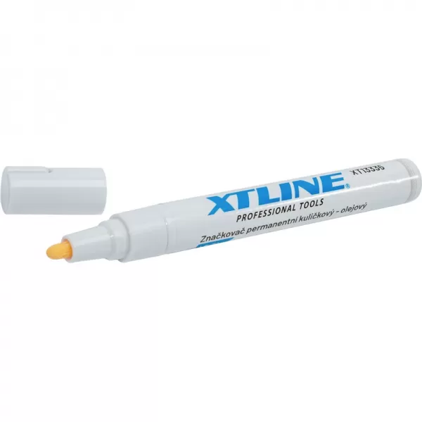 Značkovač permanentní kuličkový - olejový bílý XTline XT13335