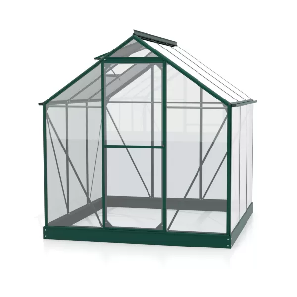 Skleník VITAVIA TRITON 3800 čiré sklo 3 mm zelený LG3662
