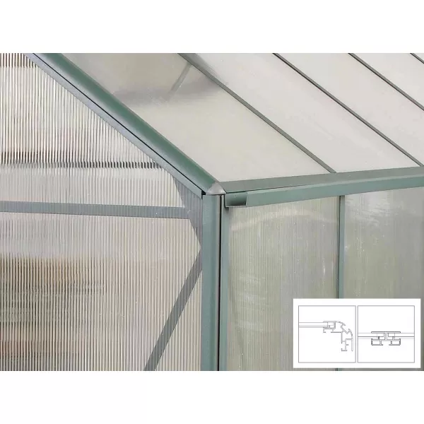 Skleník VITAVIA TRITON 2500 PC 4 mm zelený LG3645