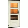 Finská sauna KARIBU BOSS 1 (35245) s předsíní terragrau LG3775
