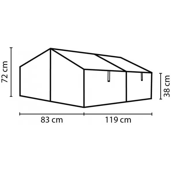 Pařeniště VITAVIA GAIA JUMBO PC 4 mm černé LG3734
