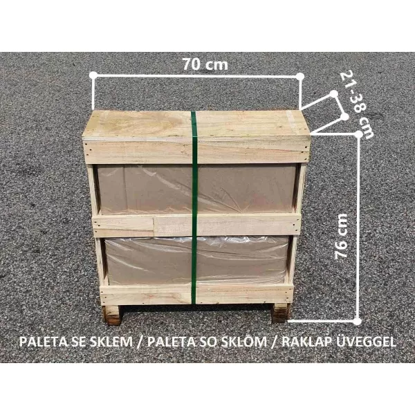 Skleník VITAVIA ZEUS COMFORT 6200 sklo 3 mm + PC 10 mm stříbrný LG3709