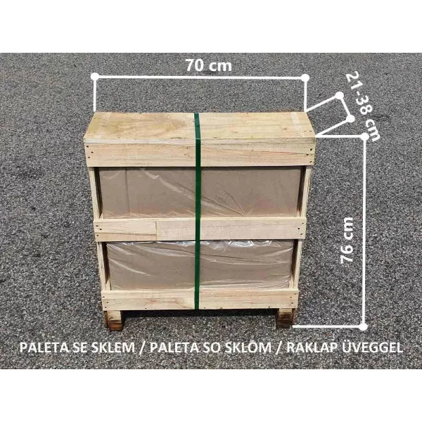 Skleník VITAVIA ZEUS COMFORT 6200 sklo 3 mm + PC 10 mm černý LG3708