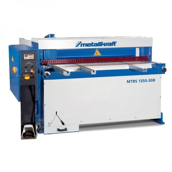 Elektrické nůžky na plech s programovatelným zadním dorazem Metallkraft MTBS 1540-40 B