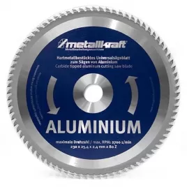 Pílový kotúč na hliník 230 mm Metallkraft 3850232
