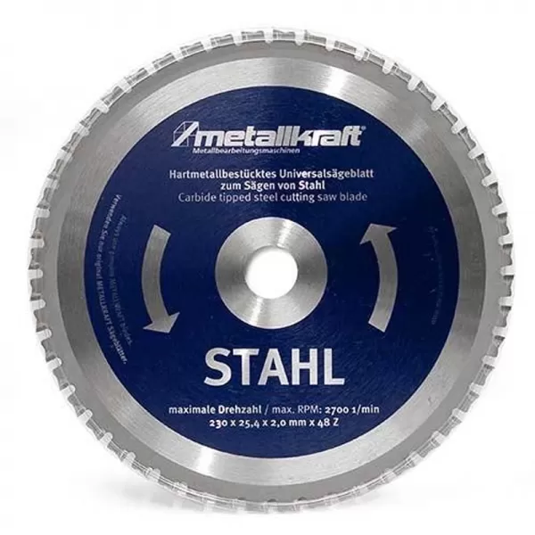 Pilový kotouč na ocel 230mm Metallkraft 3850231