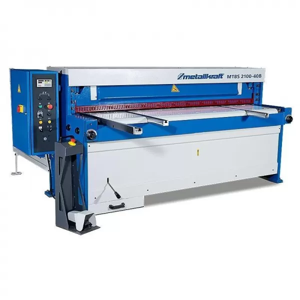 Elektrické nůžky na plech s programovatelným zadním dorazem Metallkraft MTBS 2100-40 B