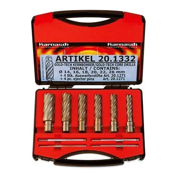 Sada jádrových vrtáků Karnasch GOLD-LINE 55